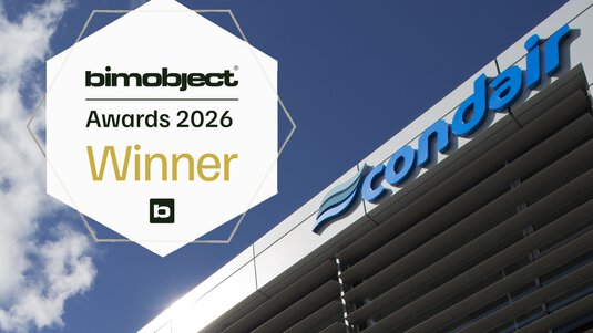 Condair wins bim object leader award Condair wins bim object leader award